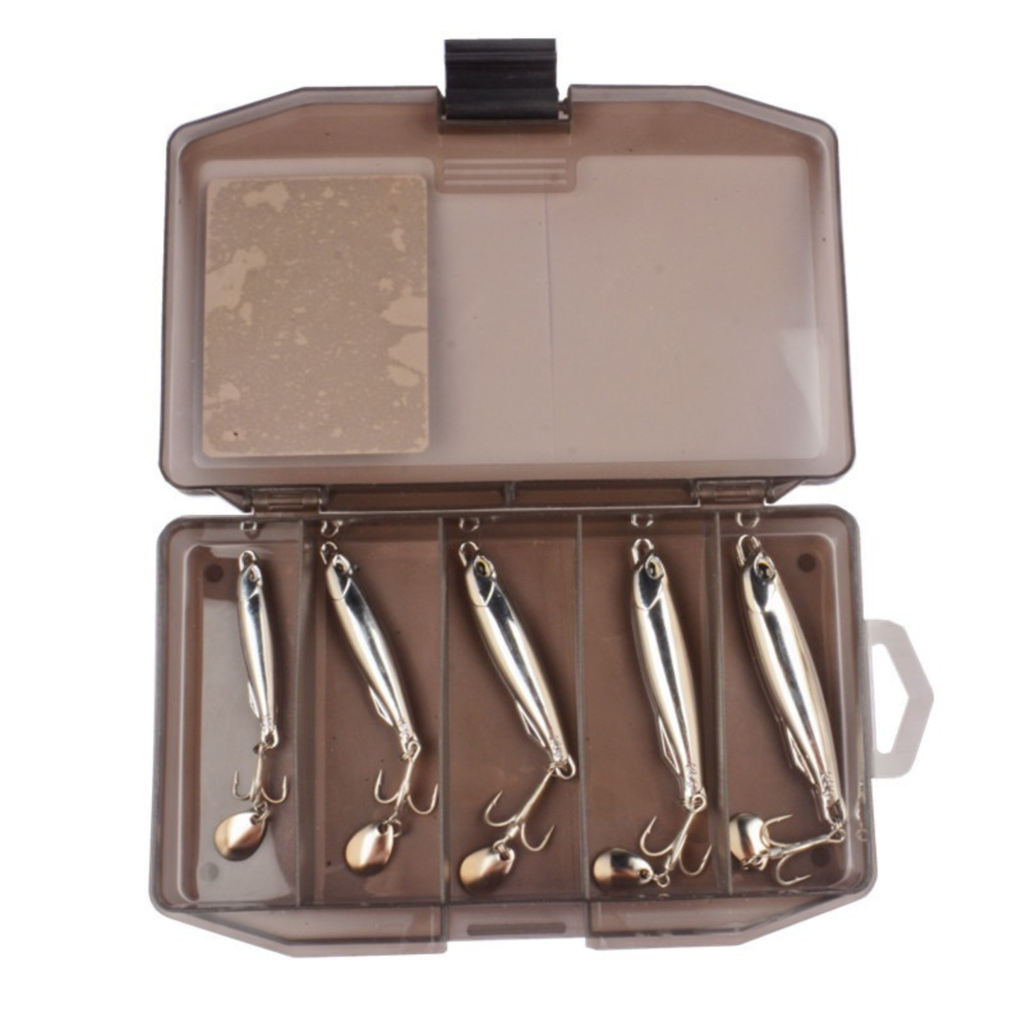 Long Casting Metal Jig Lure with Spinner Blade – Reflective Coating, Sharp Treble Hook, Slow Sinking Vibration Fishing Bait for Saltwater & Freshwater (10g-30g)